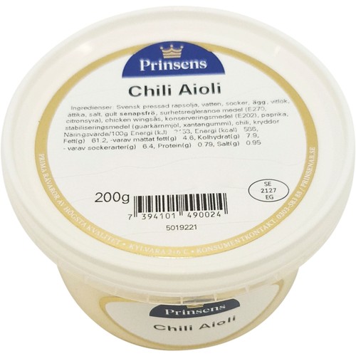 Aioli Chili 200g Prinsens