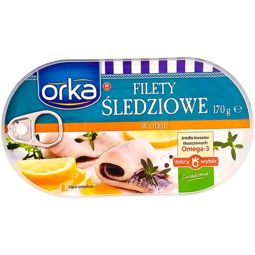 Sillfiléer I Olja 170g Orka