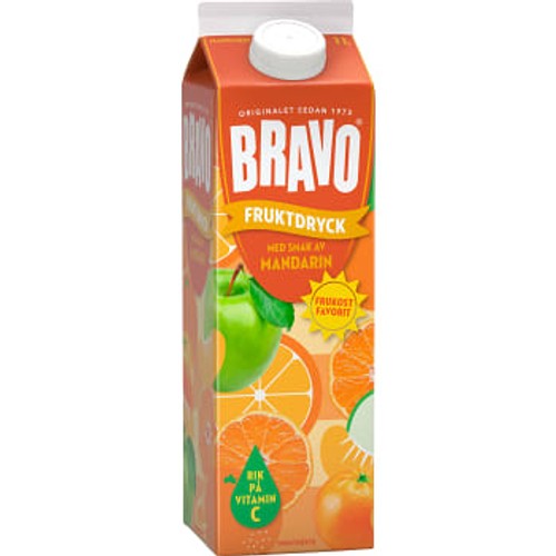 Fruktdryck Mandarin 1000ml Bravo