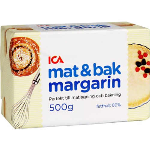 Mat & bakmargarin 80% 500g ICA