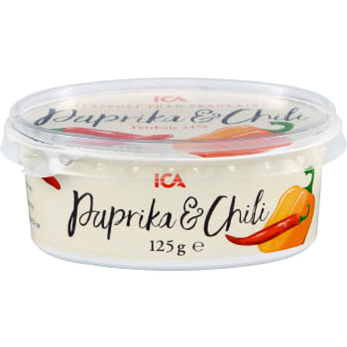Färskost Paprika & chili 125g ICA