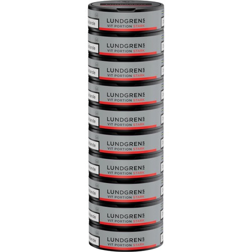 Lundgrens Vit Portion Stark Stock
