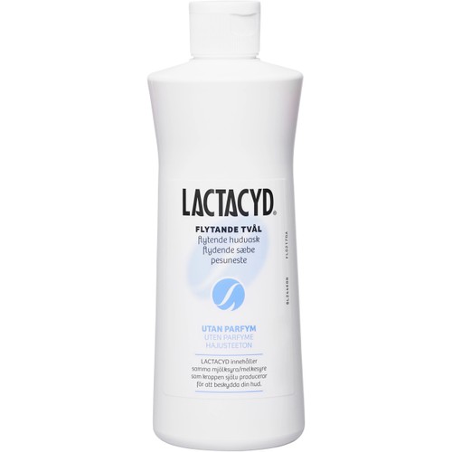 Kroppstvål oparfymerad 500ml Lactacyd