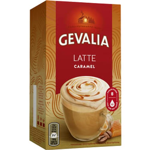 Kaffe Latte Caramel 8-p 120g Gevalia