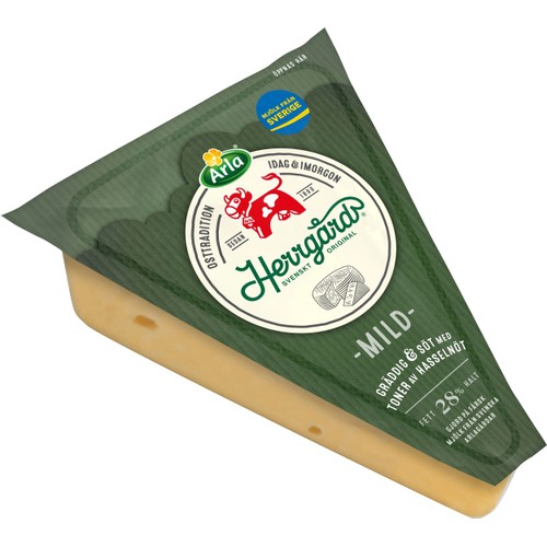 Herrgård® ost mild 28% ca 730g Arla Ko®