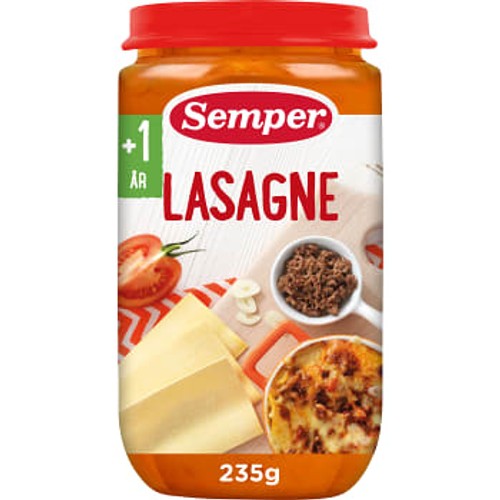 Lasagne Från 1år 235g Semper