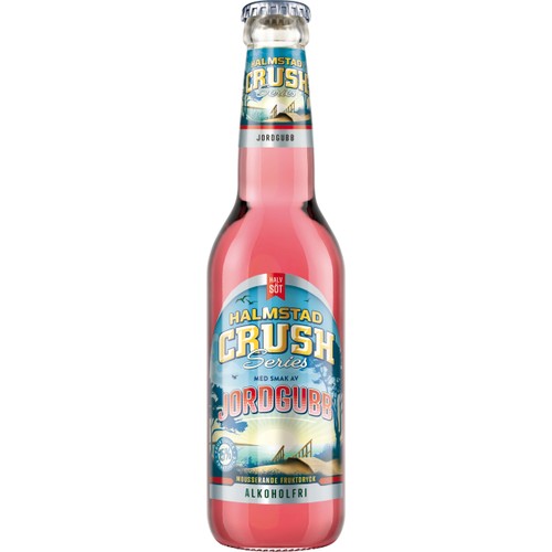 Cider Jordgubb Alkoholfri 33cl Halmstad crush