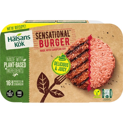 Burgare Vegansk Sensational 226g Hälsans Kök