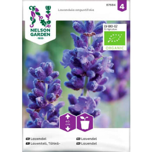 Lavendel Organic 1-p Nelson Garden