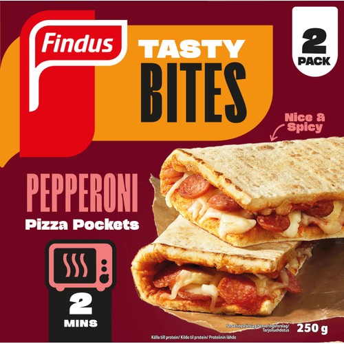 Pizza pockets Pepperoni 250g Findus