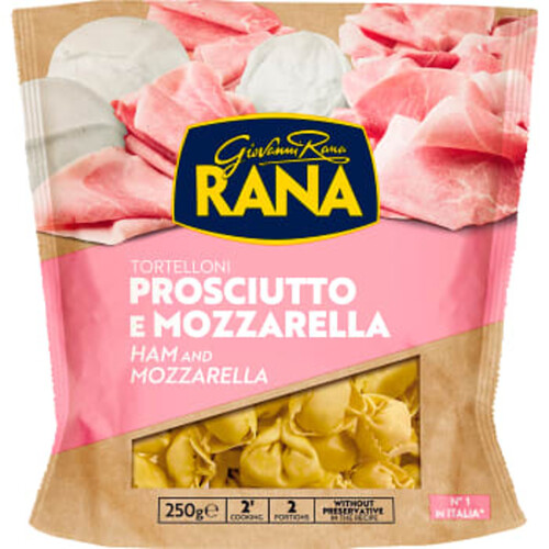 Färsk Pasta Tortelloni Skinka Mozzarella 250g Rana
