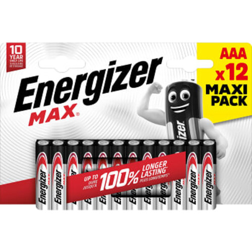 Batteri Max AAA 12-pack Energizer