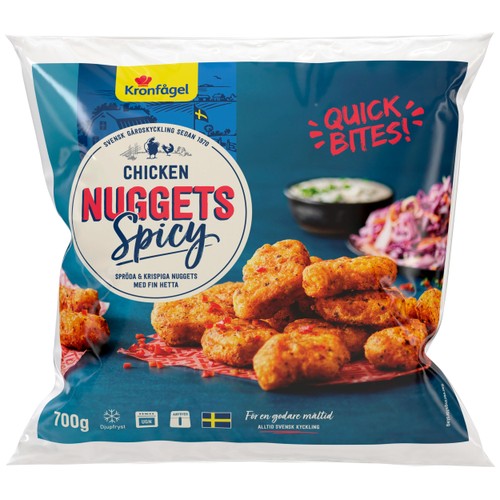 Chicken nuggets spicy 700g Kronfågel