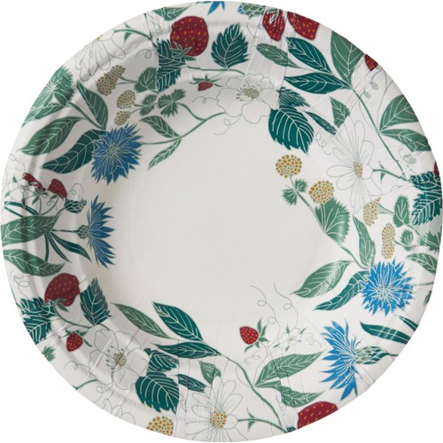 Djup Tallrik 18cm Flora 12-p ICA