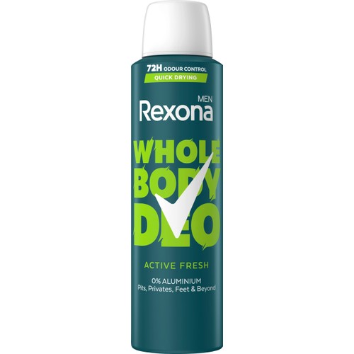 Deodorant Spray All Body Active Fresh 150ml Rexona