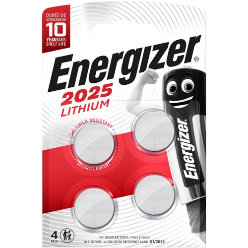 Knappcellsbatteri 2025 4-p Energizer