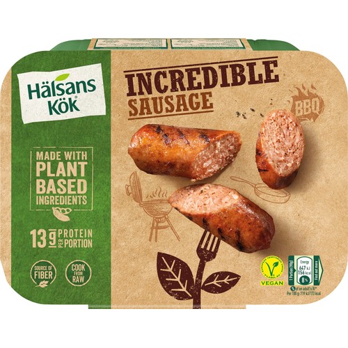 Korv Vegansk 180g Hälsans Kök