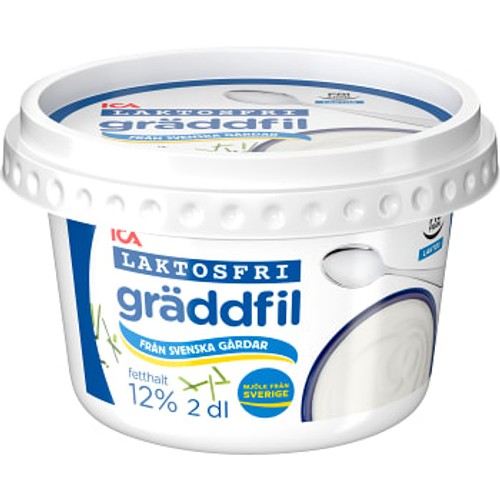 Gräddfil Laktosfri 12% 2dl ICA