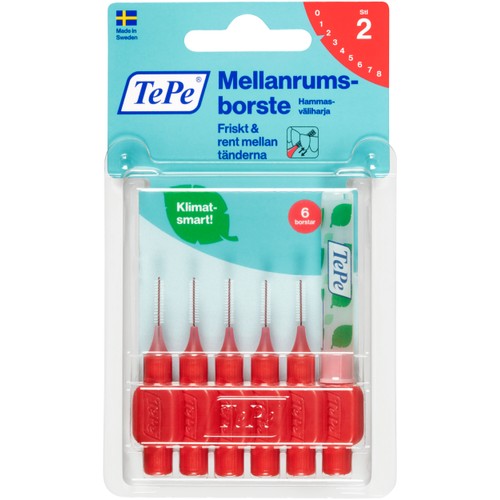 0,5mm Mellanrumsborste 6-p TePe