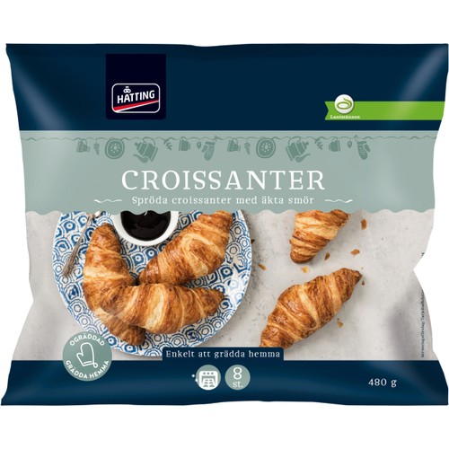 Croissanter 8-p 480g Hatting