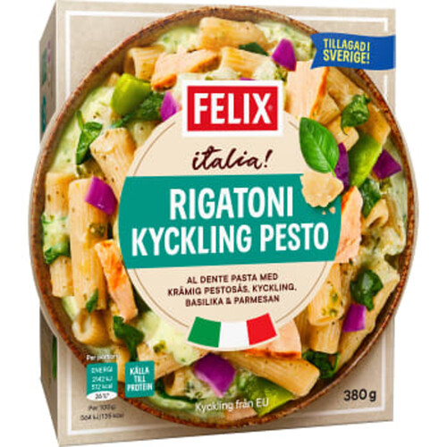 Rigatoni Kyckling Pesto 380g Felix