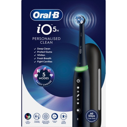Eltandborste iO5 svart TC RH Oral-B