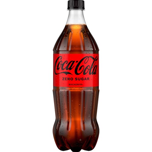 Läsk Cola Zero 1l Coca-Cola