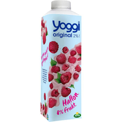 Yoghurt Original Hallon 2% 1000g Yoggi®