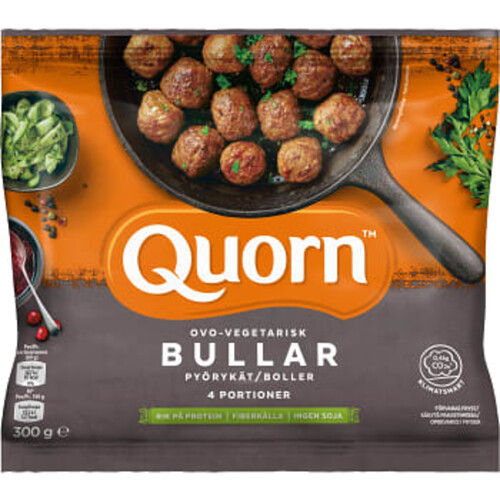 Vegetariska Bullar Fryst 300g Quorn