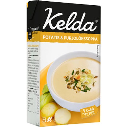 Soppa Potatis & purjolök 5dl Kelda