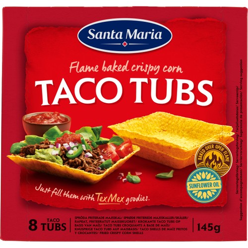 Taco Tubs 145g Santa Maria