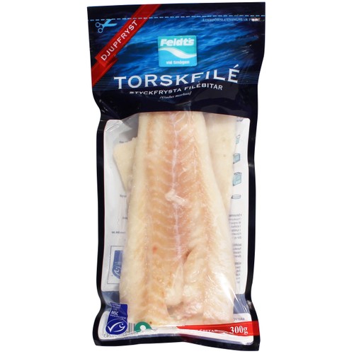 Torskfilé Fryst 300g Feldt's