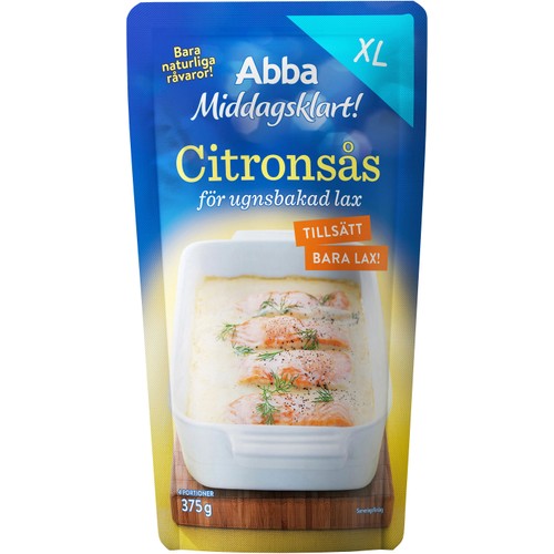 Citronsås för ugnsbakad lax 375g Abba