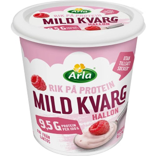 Mild kvarg Hallon 0,2% 1000g Arla®