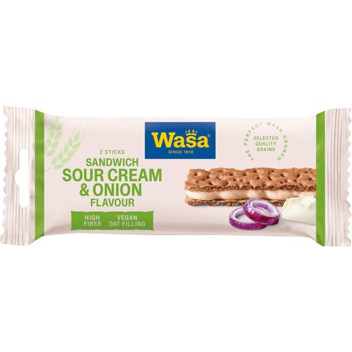 Sandwich Sourcream & Onion 2-p 33g Wasa