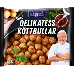 Köttbullar Små delikatess Fryst 500g Dafgård
