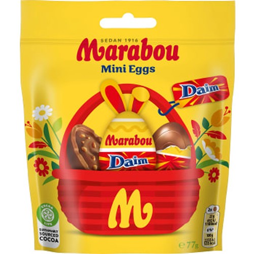 Chokladägg Daim Mini Eggs LTD 77g Marabou