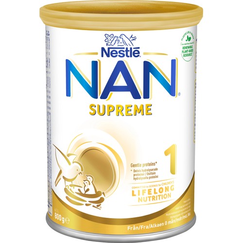 Modersmjölksersättning NAN Supreme 1 Från 0m 800g Nestle