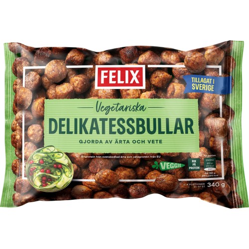 Delikatessbullar vegetariska 340g Felix