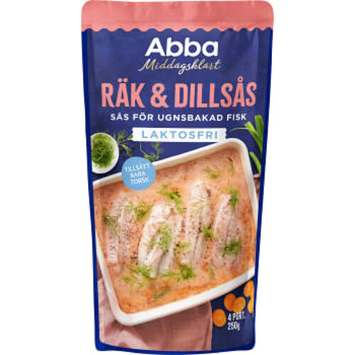 Räk & Dillsås Laktosfri 250g Middagsklart Abba