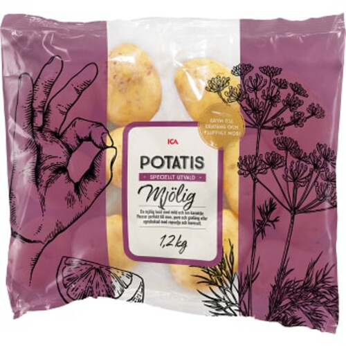 Potatis Mjölig 1.2kg Klass 1 ICA