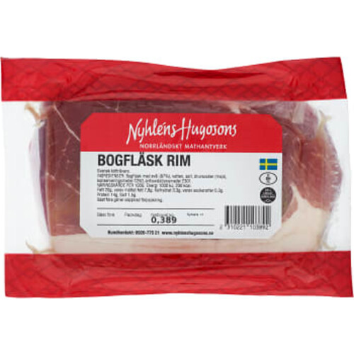 Bogfläsk Rim ca 400g Nyhléns Hugosons