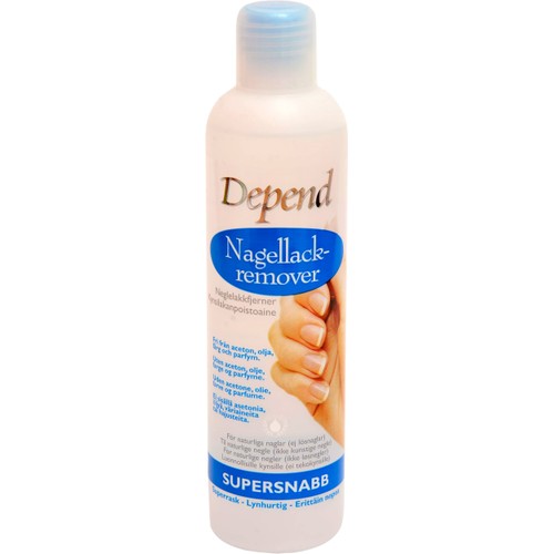 Nagellackremover Supersnabb 250ml Depend