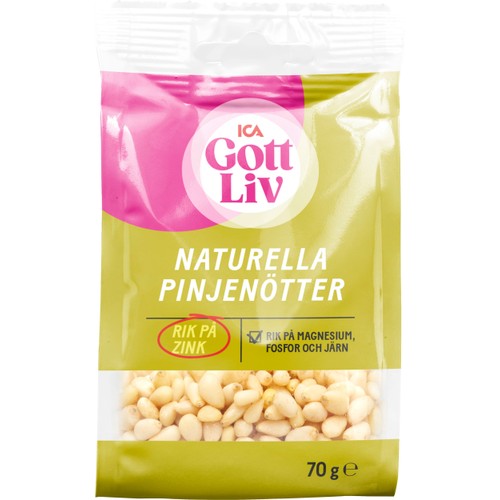 Pinjenötter 70g ICA Gott liv