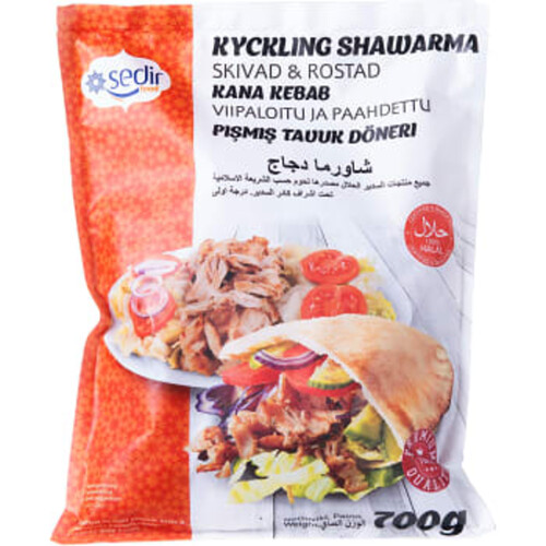 Kyckling Shawrma 700g Sedir Food