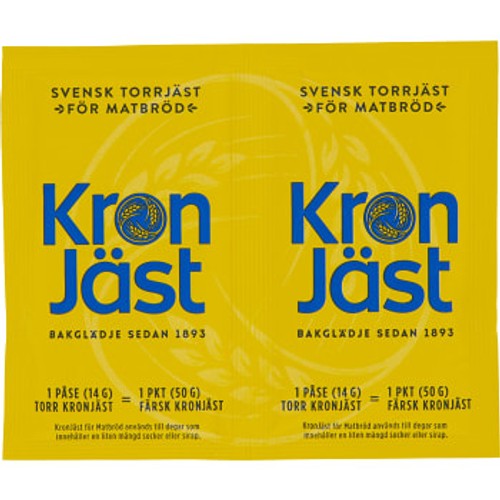 Torrjäst Matbröd 14g 2st Kronjäst