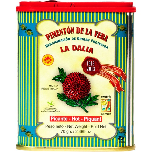 Paprikapulver Rökt Pimentón Picante Stark 70g La Dalia