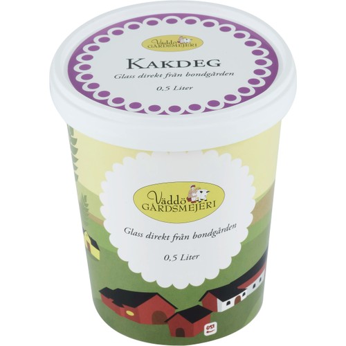 Kakdegsglass 0,5l Väddö Gårdsmejeri