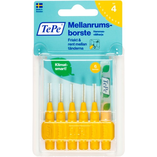 0,7mm Mellanrumsborste 6-p TePe