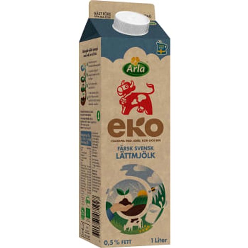 Lättmjölk 0,5% Ekologisk 1l Arla Ko®